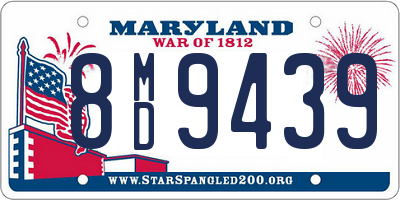 MD license plate 8MD9439