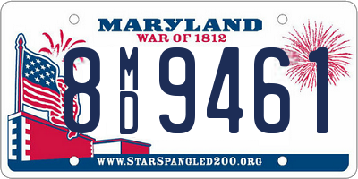 MD license plate 8MD9461