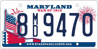 MD license plate 8MD9470