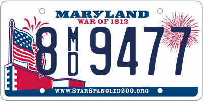 MD license plate 8MD9477