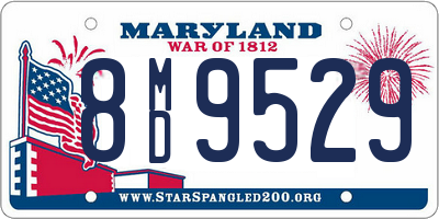 MD license plate 8MD9529