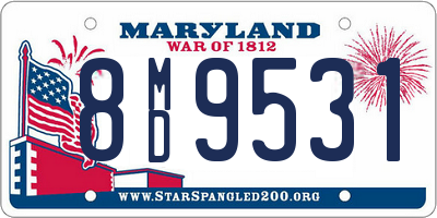 MD license plate 8MD9531