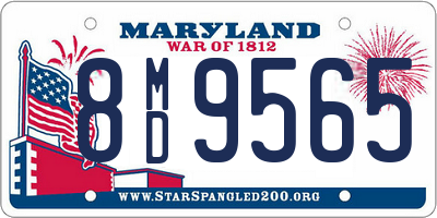 MD license plate 8MD9565