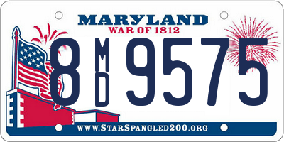 MD license plate 8MD9575
