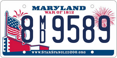 MD license plate 8MD9589