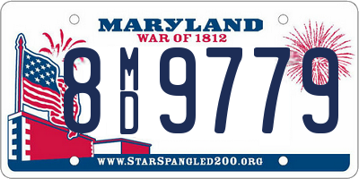 MD license plate 8MD9779