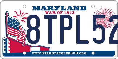 MD license plate 8TPL522