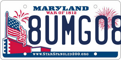 MD license plate 8UMGO89