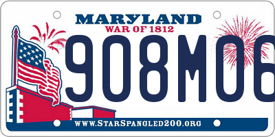 MD license plate 908M066