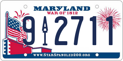 MD license plate 9AI2711