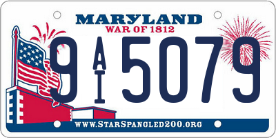 MD license plate 9AI5079