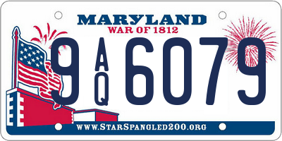 MD license plate 9AQ6079