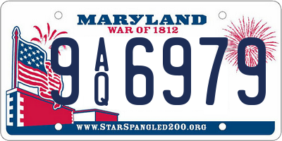 MD license plate 9AQ6979