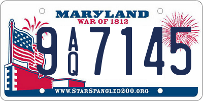 MD license plate 9AQ7145