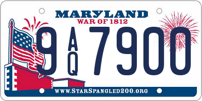 MD license plate 9AQ7900