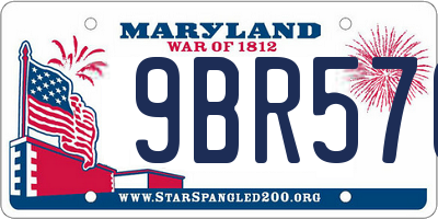 MD license plate 9BR576