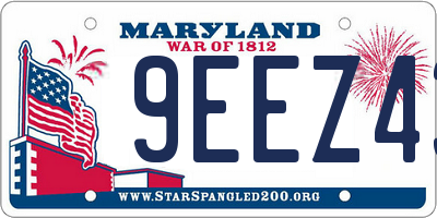 MD license plate 9EEZ43