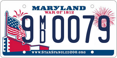 MD license plate 9MD0079