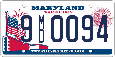 MD license plate 9MD0094