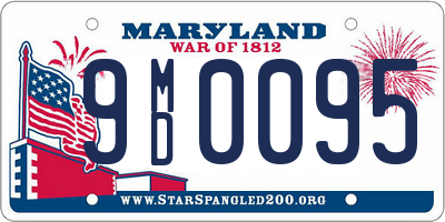 MD license plate 9MD0095