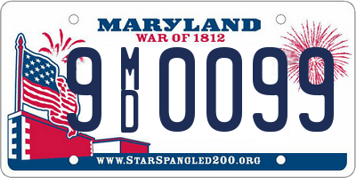 MD license plate 9MD0099