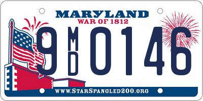 MD license plate 9MD0146