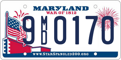 MD license plate 9MD0170
