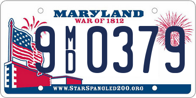 MD license plate 9MD0379