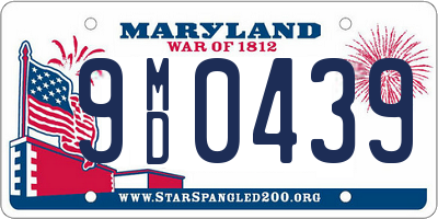 MD license plate 9MD0439