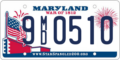MD license plate 9MD0510