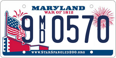 MD license plate 9MD0570