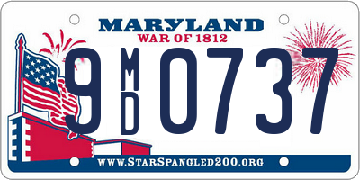 MD license plate 9MD0737