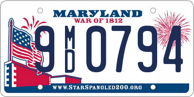 MD license plate 9MD0794