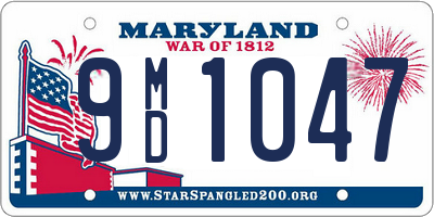 MD license plate 9MD1047