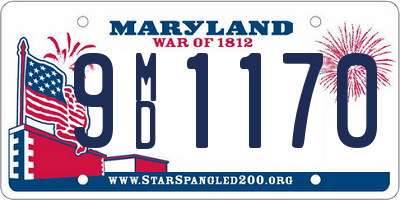 MD license plate 9MD1170