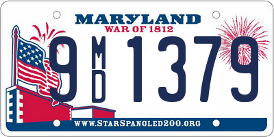 MD license plate 9MD1379