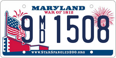 MD license plate 9MD1508