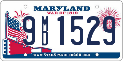 MD license plate 9MD1529