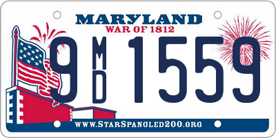 MD license plate 9MD1559