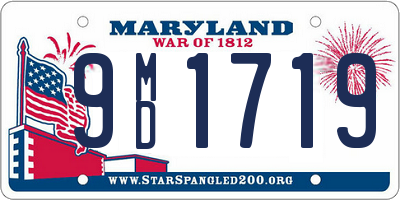 MD license plate 9MD1719