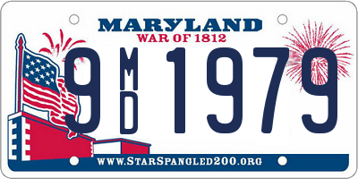 MD license plate 9MD1979