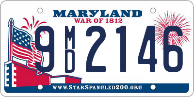 MD license plate 9MD2146