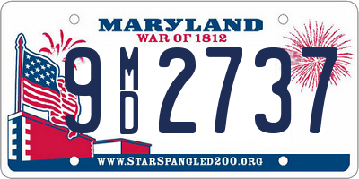 MD license plate 9MD2737