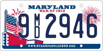 MD license plate 9MD2946