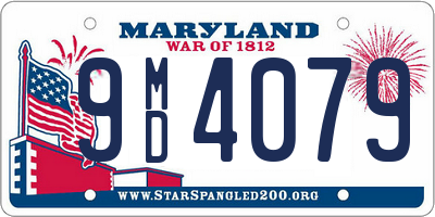 MD license plate 9MD4079