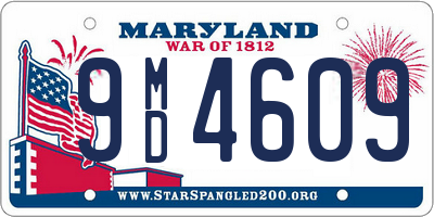 MD license plate 9MD4609