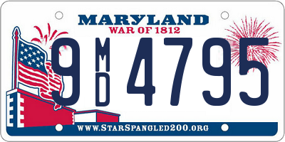 MD license plate 9MD4795