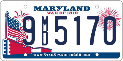 MD license plate 9MD5170