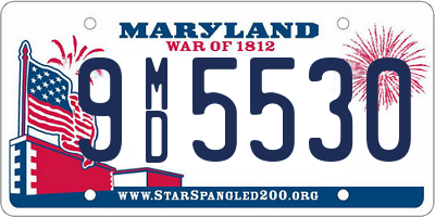 MD license plate 9MD5530