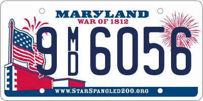 MD license plate 9MD6056